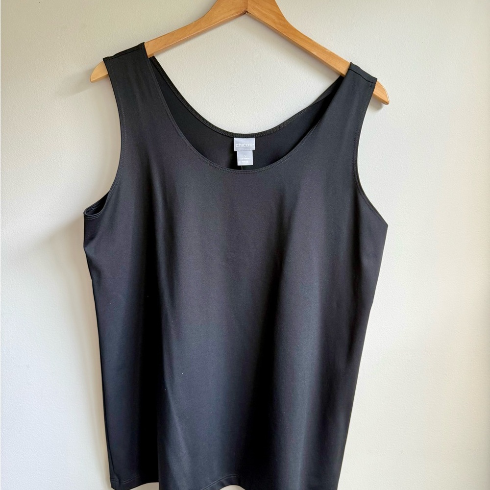 Black Sleeveless Chico’s Shell